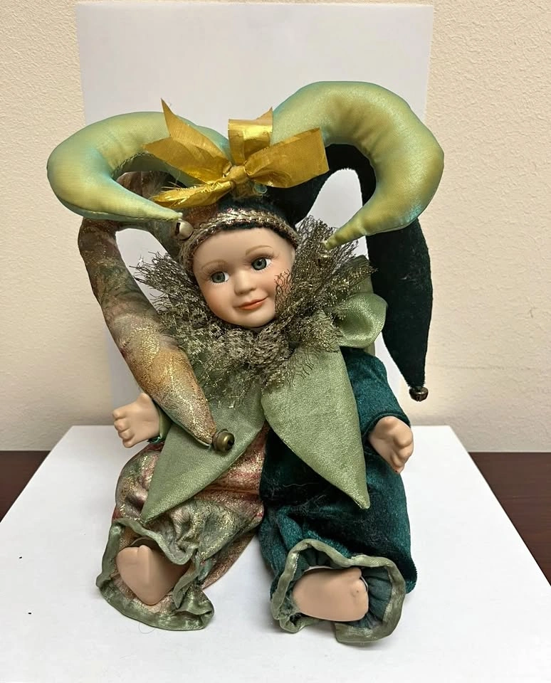 Vintage Baby Clown Figurine