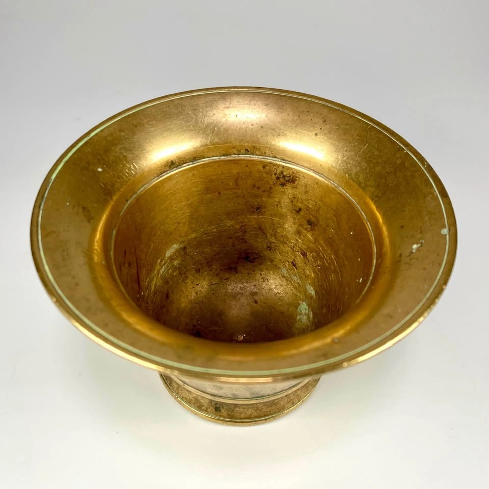 Antique Brass Mortar & Pestle - photo 3