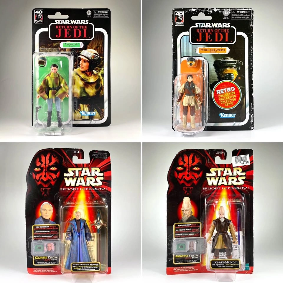 Star Wars Figures on Card