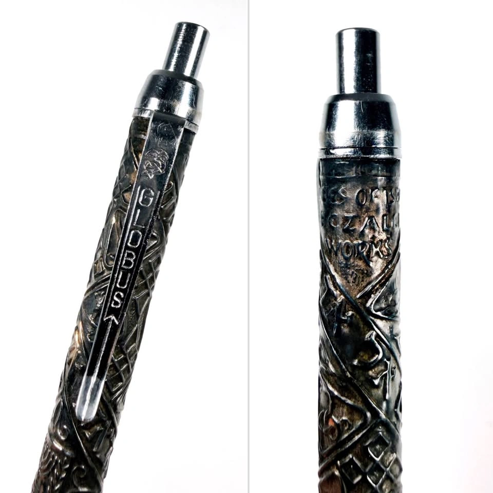 Vintage Globus Silver 12 Tribes of Israel Pen - photo 3