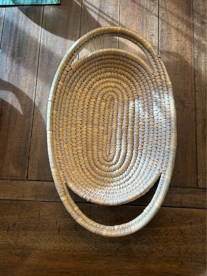 Set of 2 Oval Decorative Woven Trays - photo 4