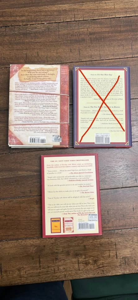 Mitch Albom books - 2 - photo 2