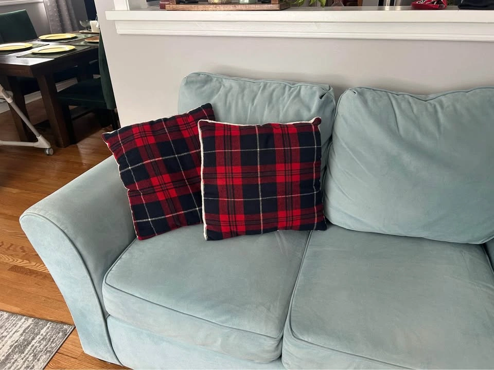 Plaid Christmas Pillows