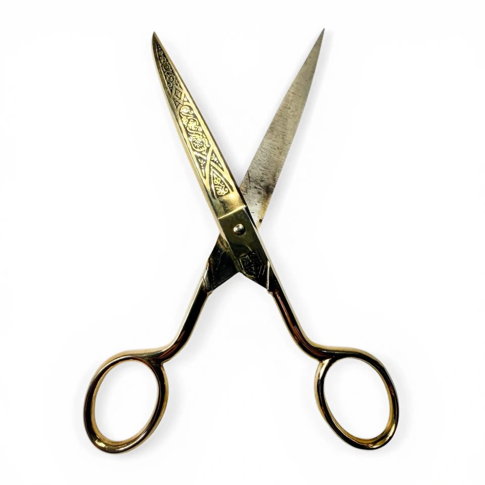 Vintage Gold Tone Toledo Scissors - photo 2