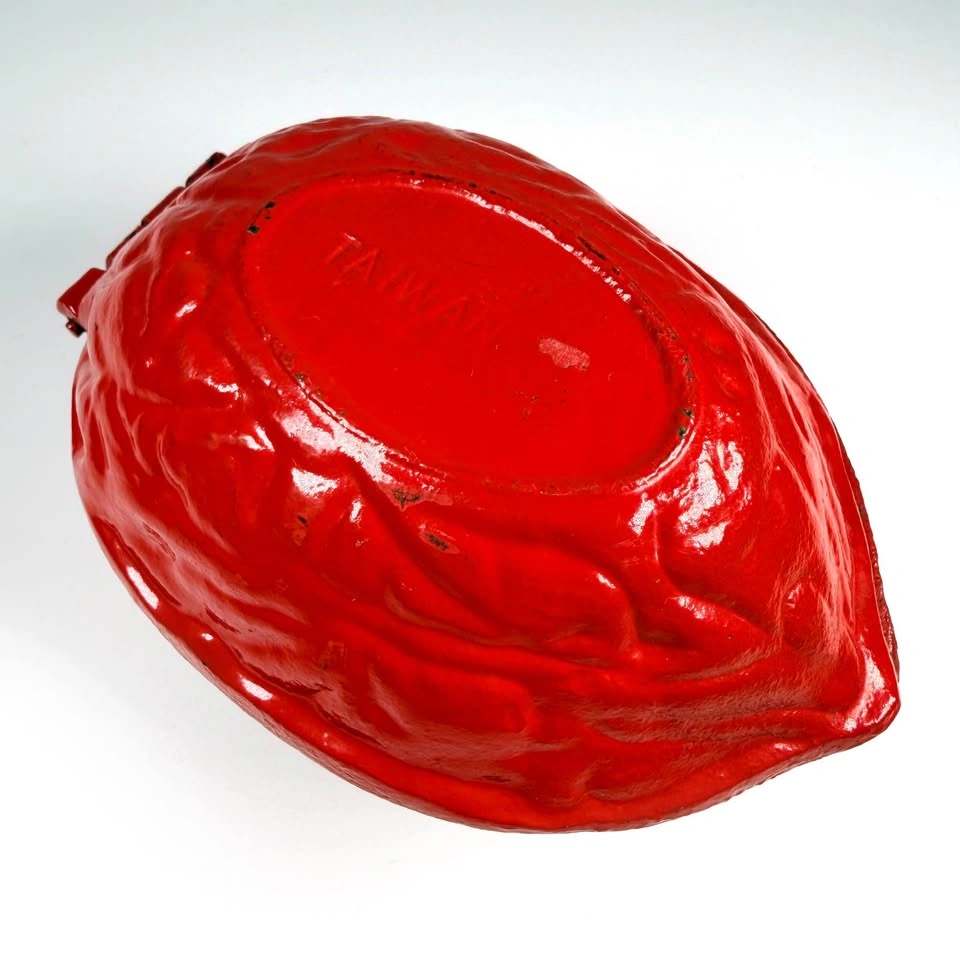 Red Cast Iron Walnut Nut Cracker - photo 4