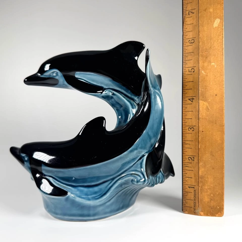 Vintage Poole Pottery Dolphin Figurine - photo 4