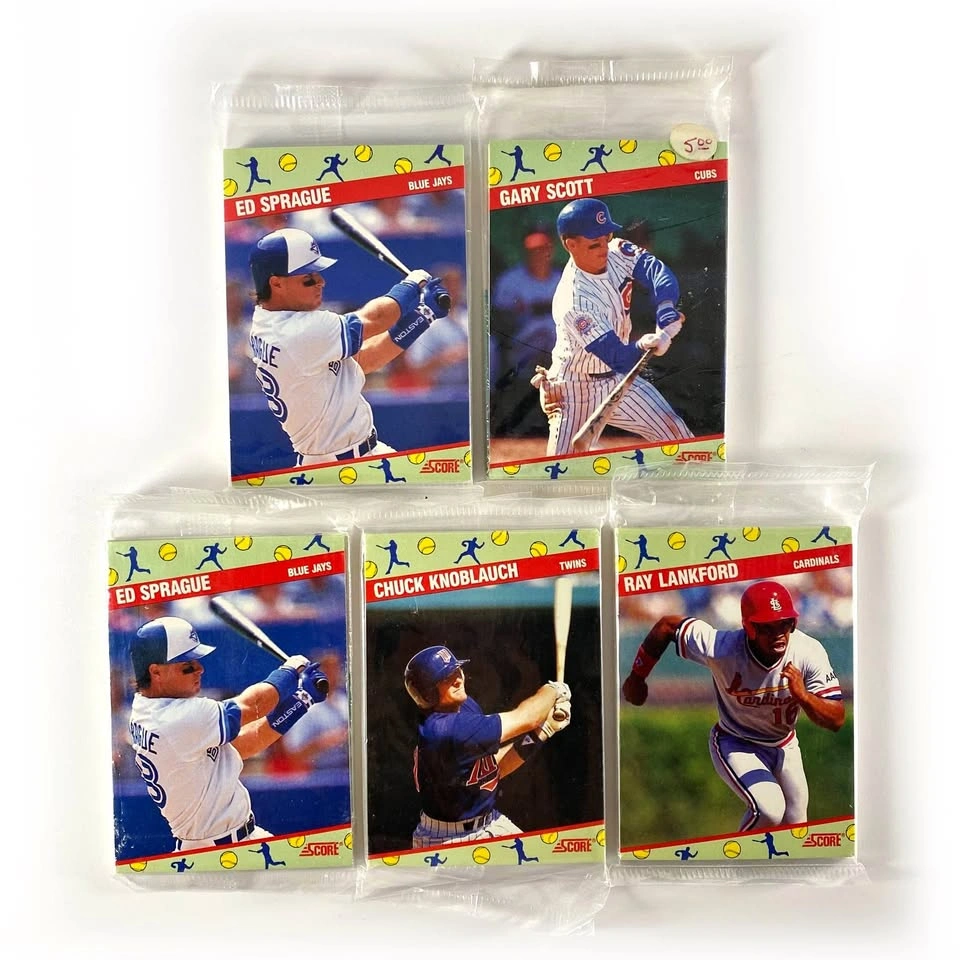 5x SEALED 1991 Score All-Star Fanfest Packs