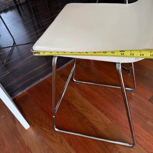 IKEA BERNHARD Leather Counter Stools — Pair — Williamsburg - photo 4