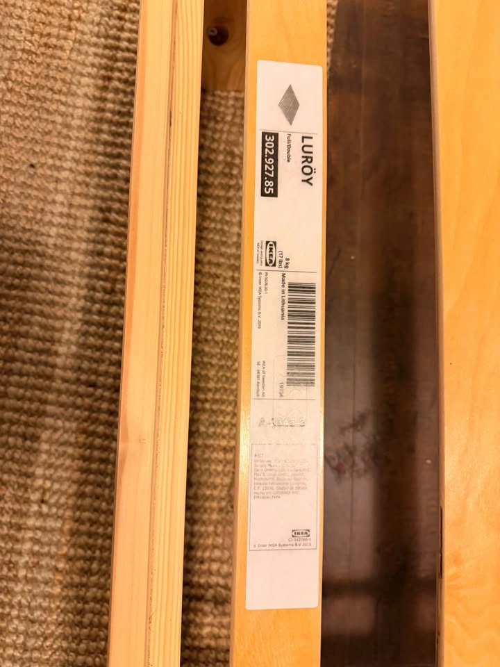 Full Size / Double Bed Frame Wooden IKEA - photo 3