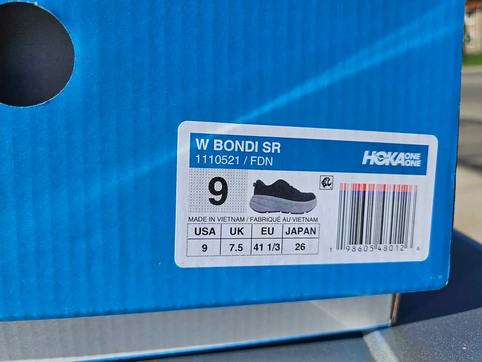 Brand new 🔥 Hoka One One Bondi SR Women's Running Shoes Gray/Blu - photo 2