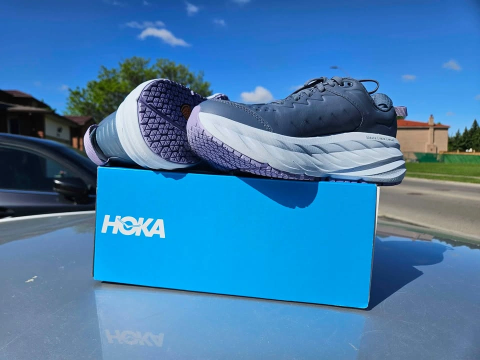 Brand new 🔥 Hoka One One Bondi SR Women's Running Shoes Gray/Blu - photo 4