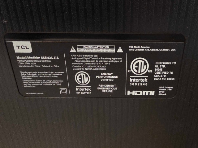 TCL HD TV - photo 2