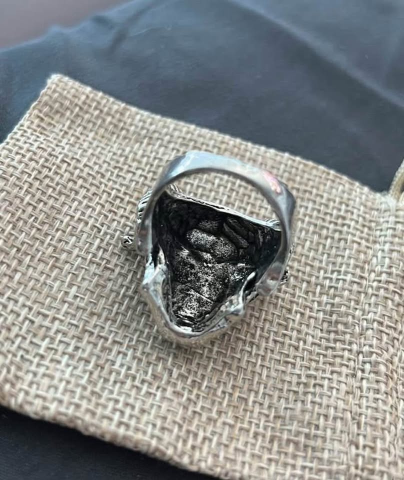 Men’s horned Skull Ring SZ 9 - photo 2