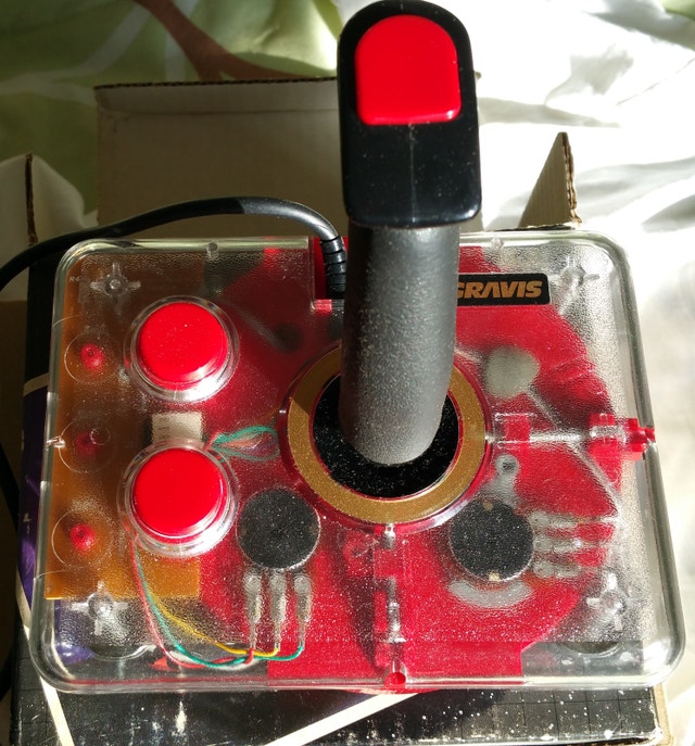 Limited Edition Analog Advanced Gravis Joy Stick In Box - photo 3