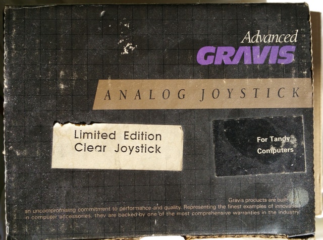 Limited Edition Analog Advanced Gravis Joy Stick In Box - photo 4