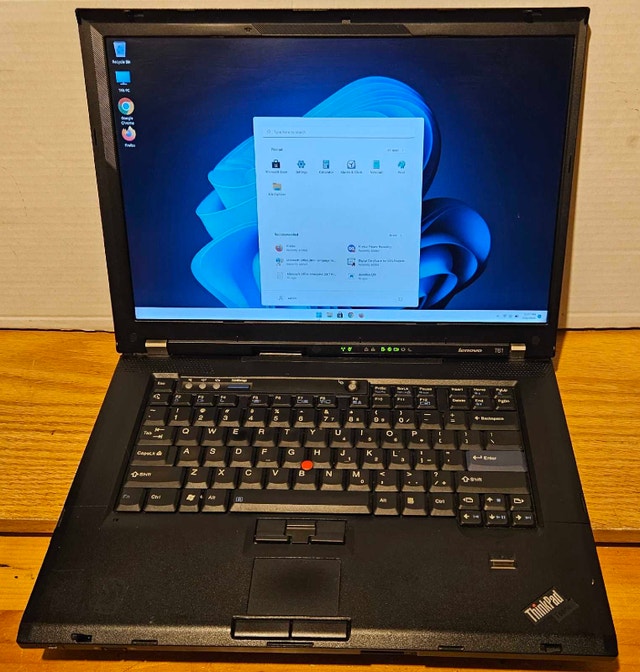 Lenovo Thinkpad T61 Windows 11 Laptop - photo 2