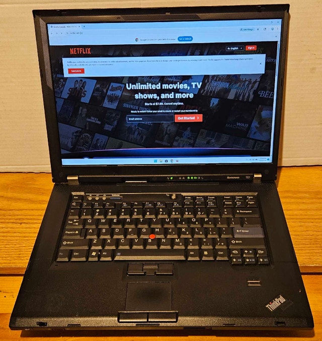 Lenovo Thinkpad T61 Windows 11 Laptop - photo 3