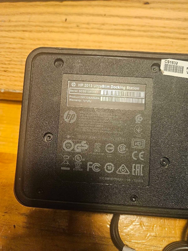 HP 2013 Ultraslim Docking Station with Adapter - photo 3