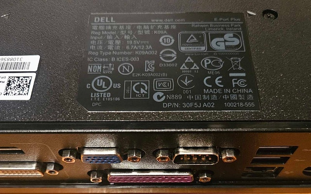 Dell Laptop Docking Station K09A - photo 4