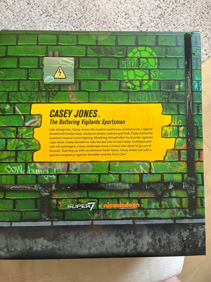 Super7 TMNT Ultimates Casey Jones Action Figure - photo 2