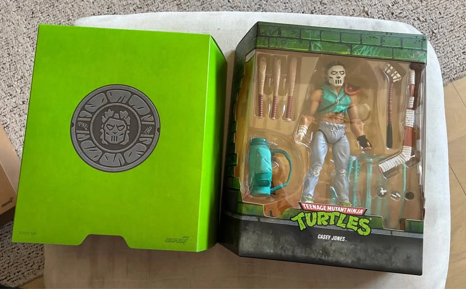 Super7 TMNT Ultimates Casey Jones Action Figure - photo 3