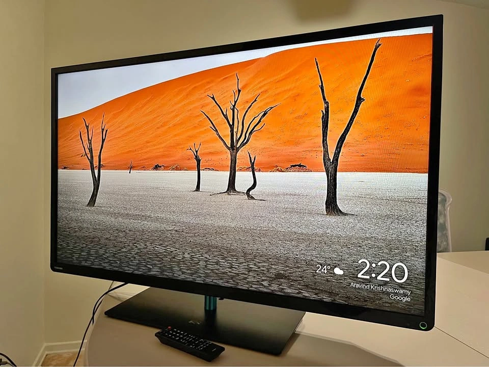 50" Toshiba 1080p LED TV with Remote - Excellent Condition