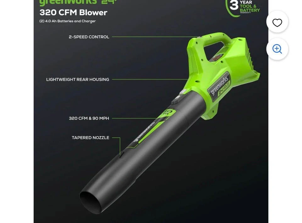 Greenworks 48V Lawn Mower, Trimmer & Blower Combo Kit - photo 3