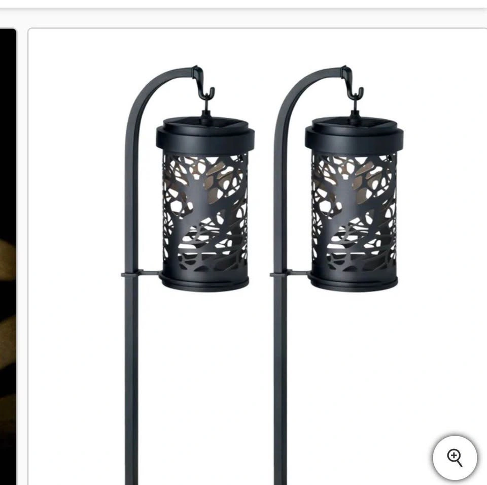 Pathmark Lighting Solar Shepherd's Hook Landscape Light, Pack of - photo 5