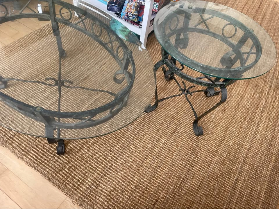 Glass Top Coffee & End Table Set - photo 4