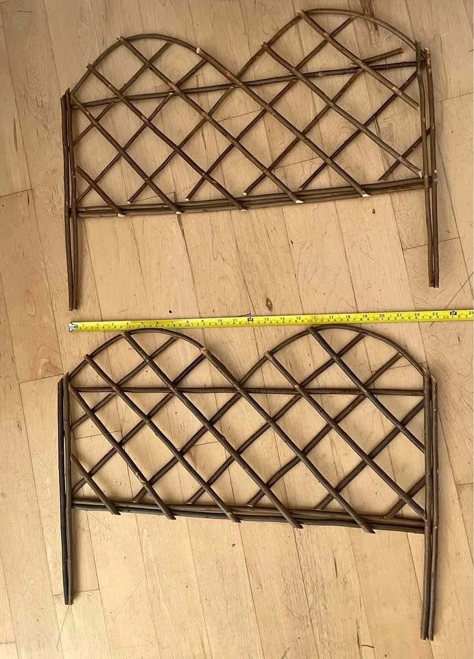 23” wide wooden fence pieces $4 both