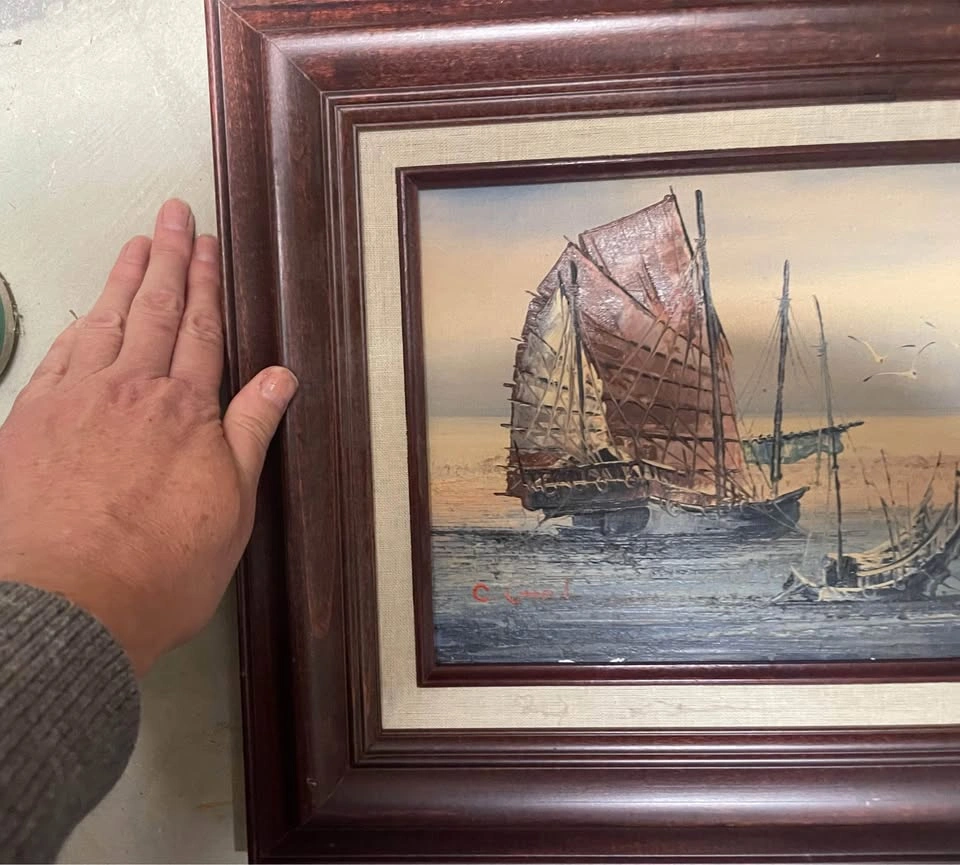 $20 ea/ both $30 original paintings 12x16” sailboat lighthouse - photo 3
