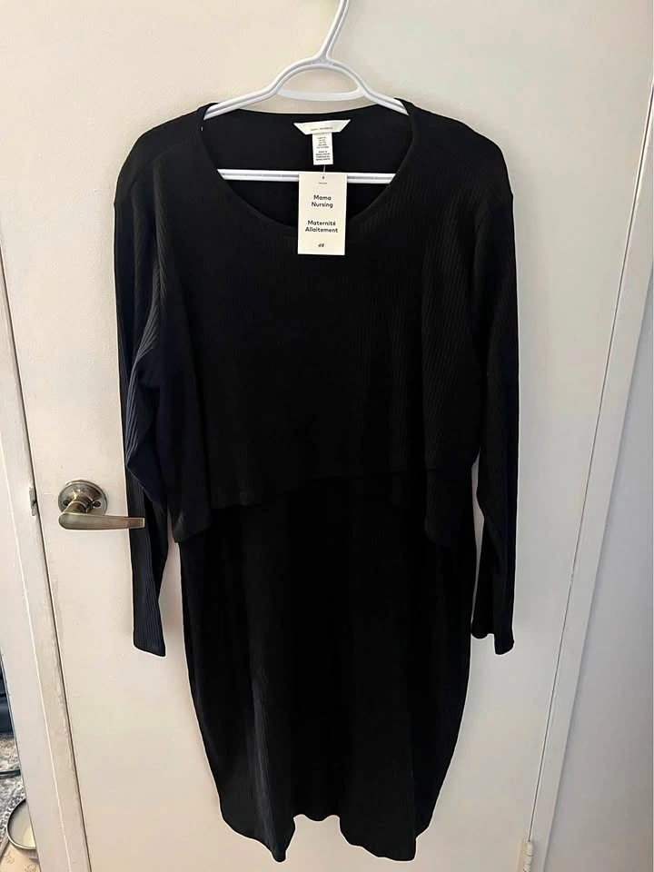 HM Black Maternity/Nursing Dress