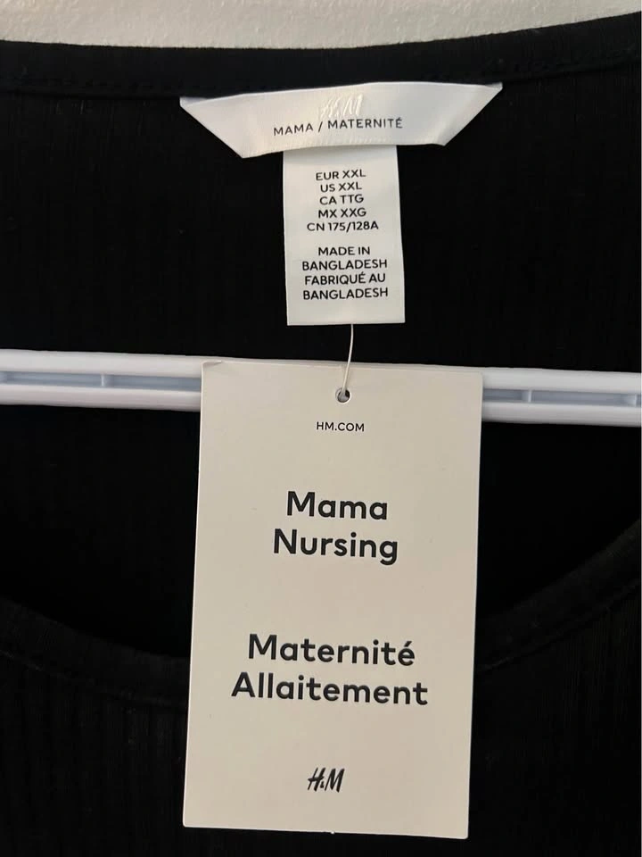 HM Black Maternity/Nursing Dress - photo 2