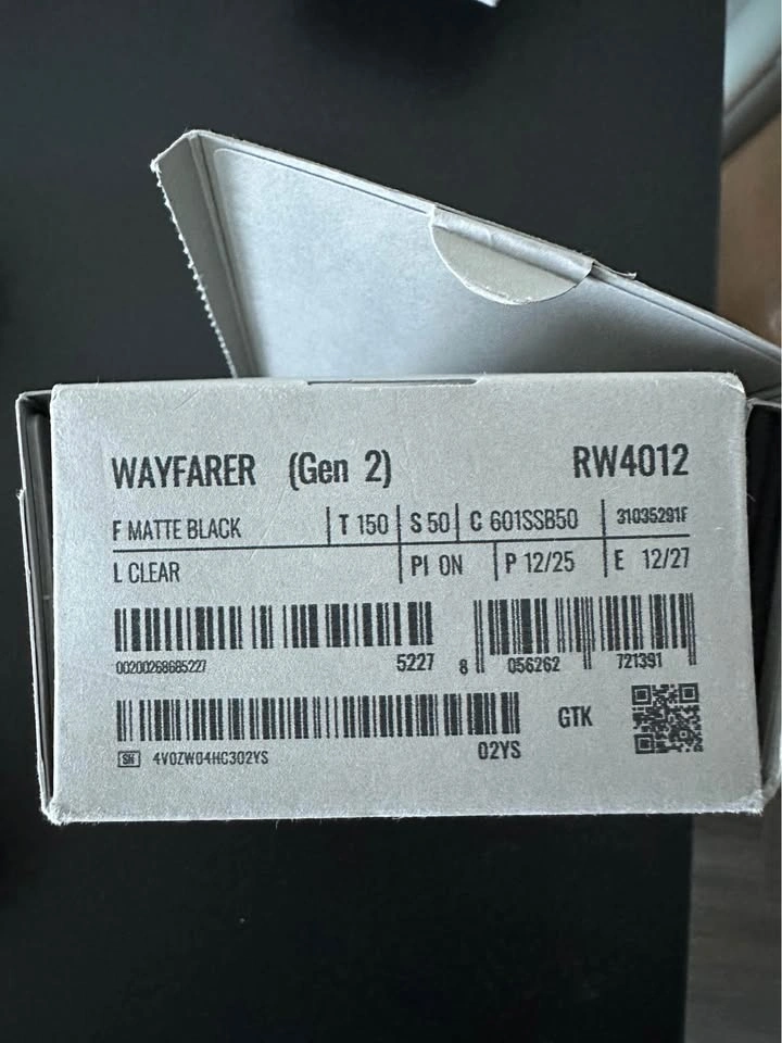 Ray-Ban Meta Wayfarer Gen 2 Matte Black Smart Glasses - photo 4