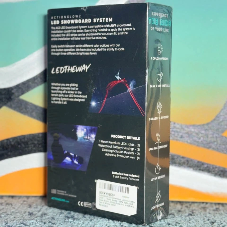 ActionGlow AG2 LED Snowboard Lighting System | Waterproof Kit - photo 2