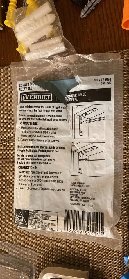 Everbilt Corner Braces - photo 2