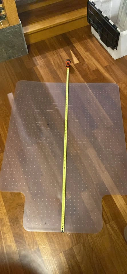 Clear Plastic Office Chair Mat for Carpet - photo 2