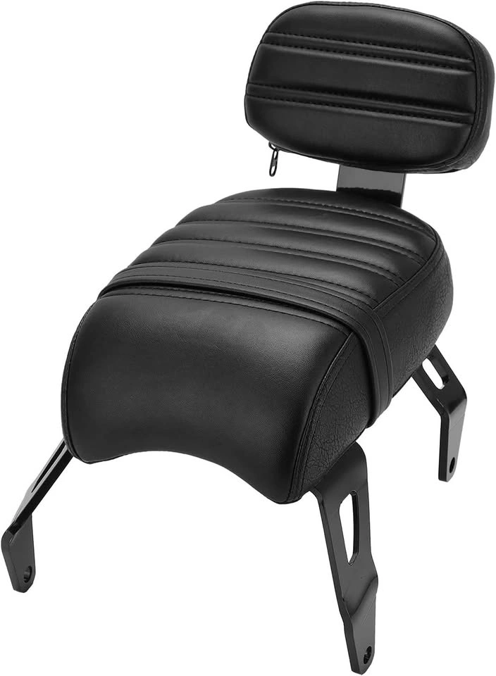 Motorcycle Passenger Seat with Backrest for Indian Scout Bobber - photo 3
