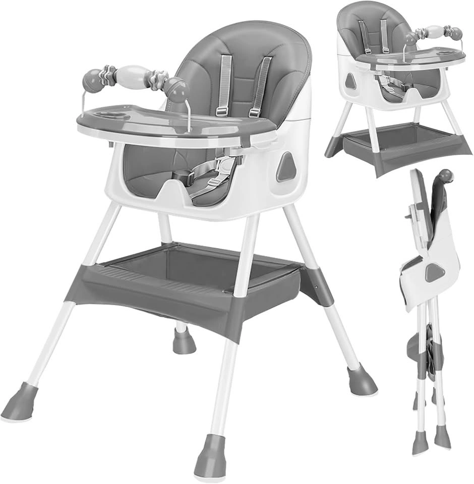 UBRAVOO 3-in-1 Baby High Chair Foldable Portable - photo 2