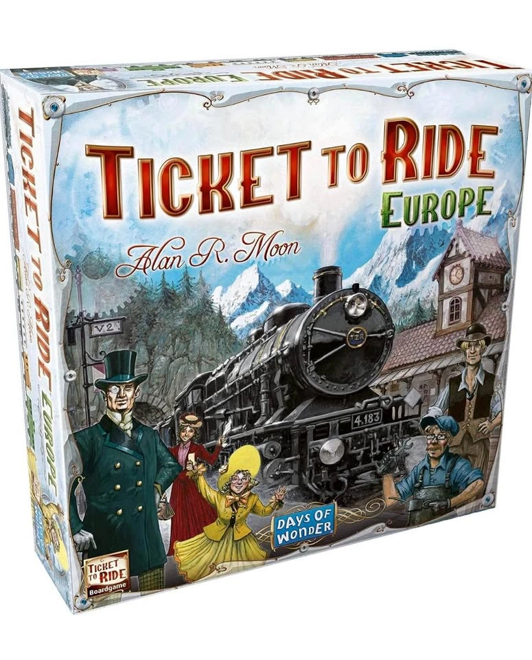 Ticket to Ride Europe Board Game