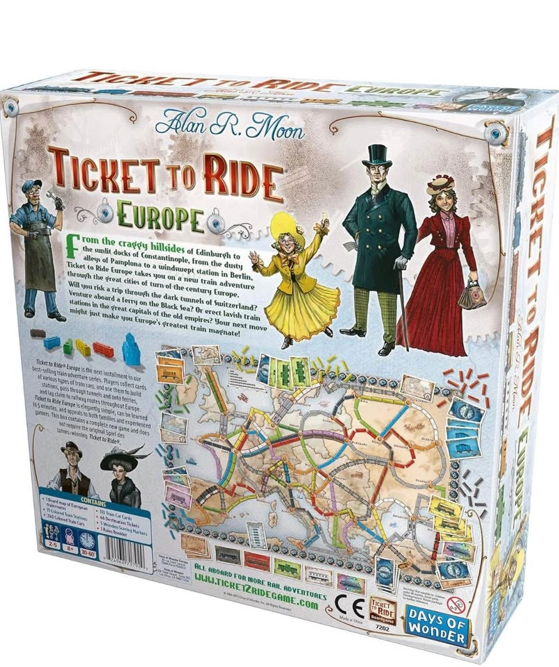 Ticket to Ride Europe Board Game - photo 3