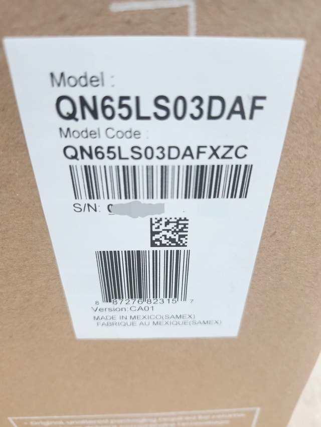 Sealed BNIB 65" Samsung Frame TV - photo 3