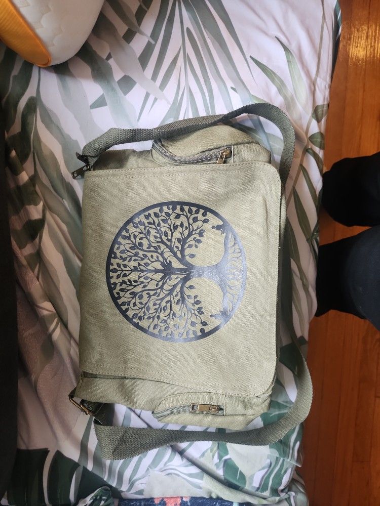 Army Green Tree Of Life Mail Bag - photo 3
