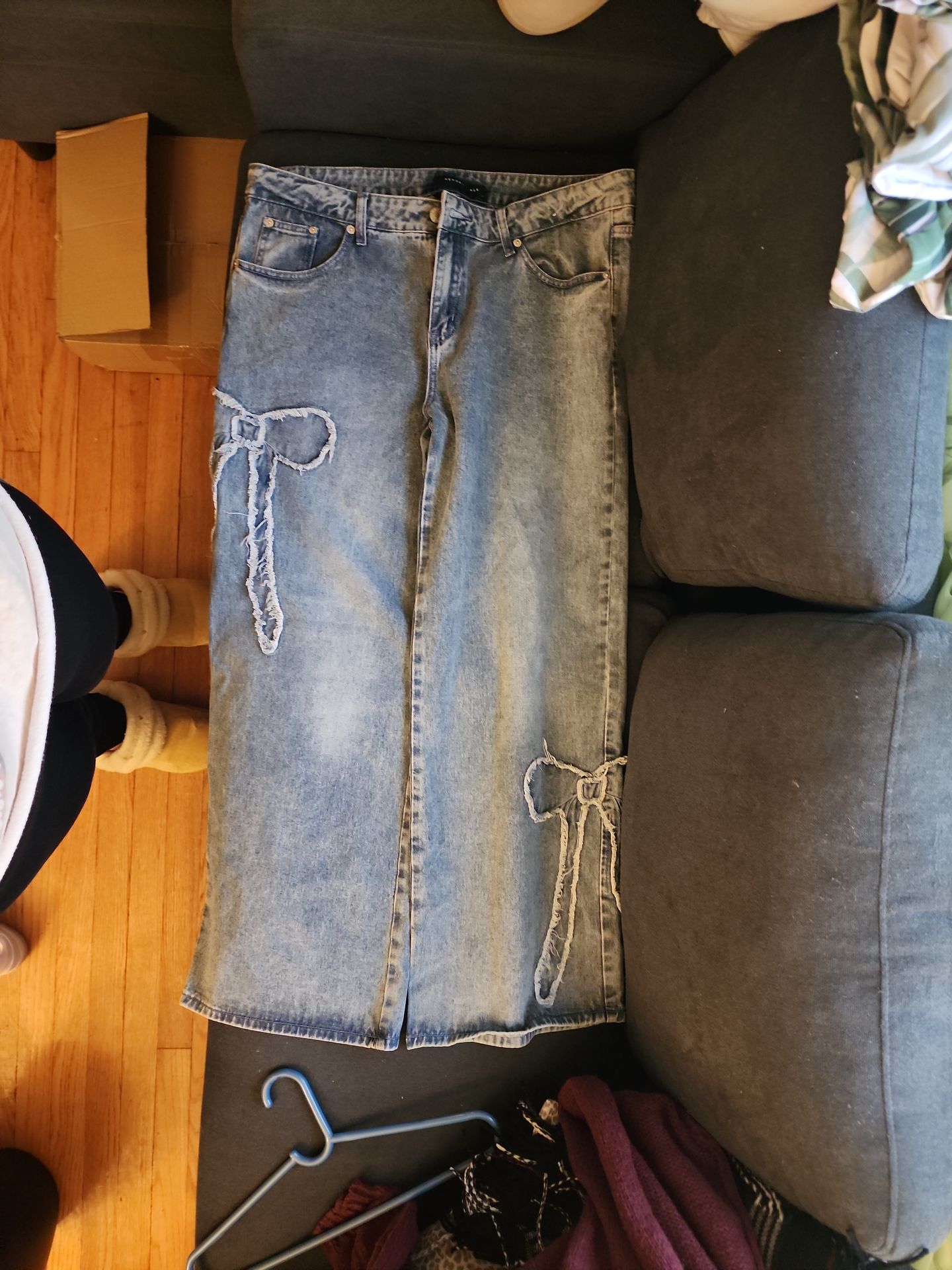 Aeropostale Jeans Baggy Wide Leg Size XL
