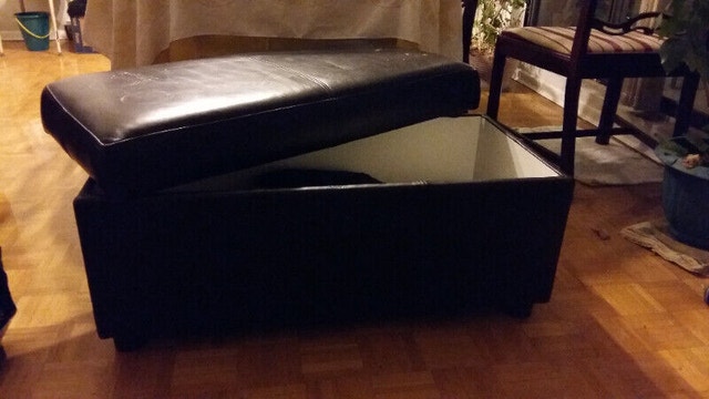 Chocolate Coloured Ottoman - photo 2