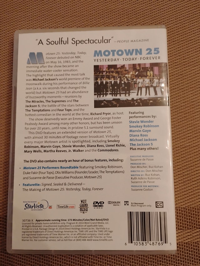 Motown 25: Yesterday, Today, Forever DVD - photo 2