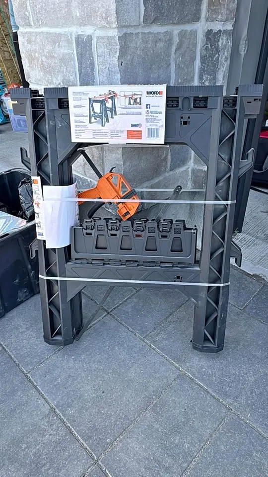 WORX 2-Piece 32-in ABS Plastic Saw Horse