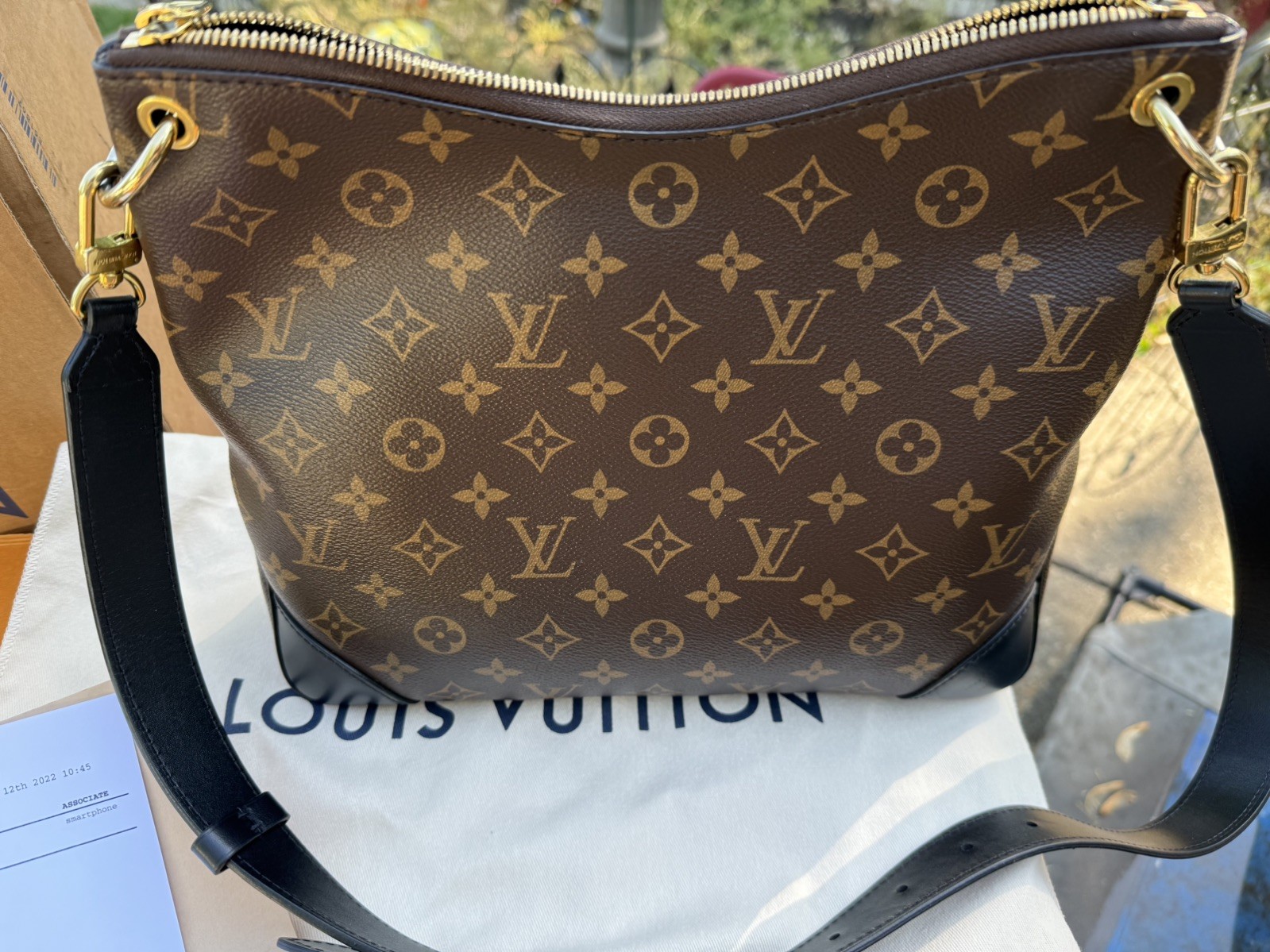 Authentic Louis Vuitton Odeon MM Shoulder Bag - photo 3