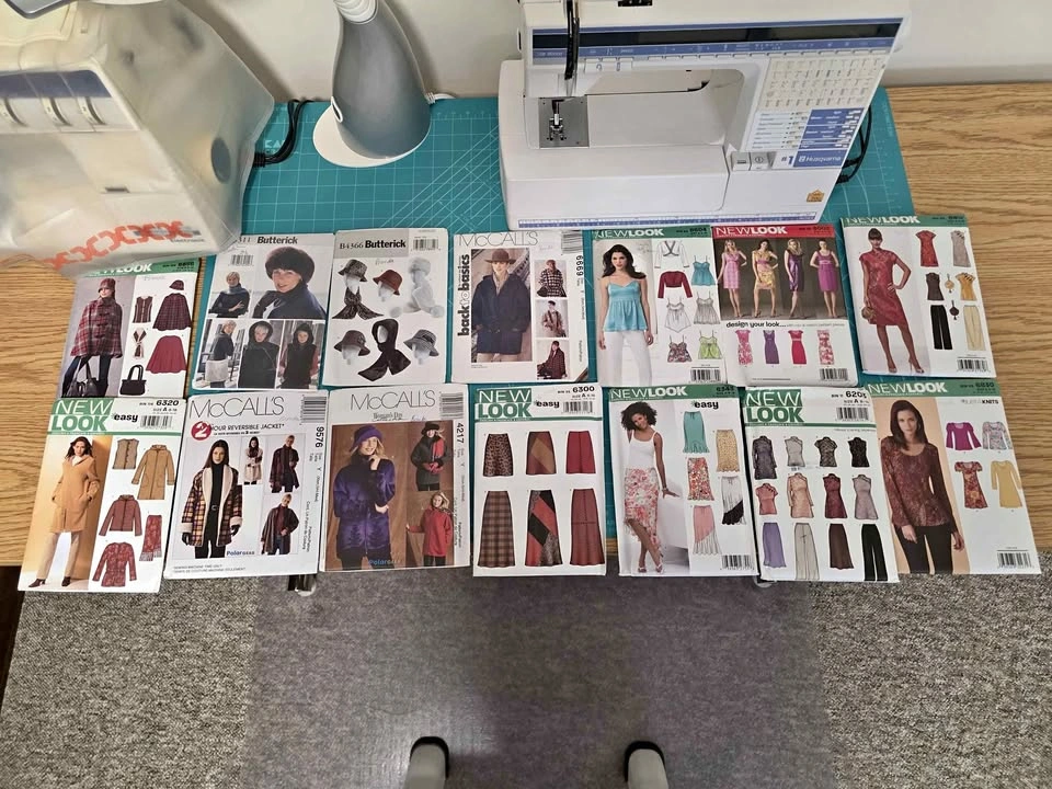 14 Uncut Women's Sewing Patterns