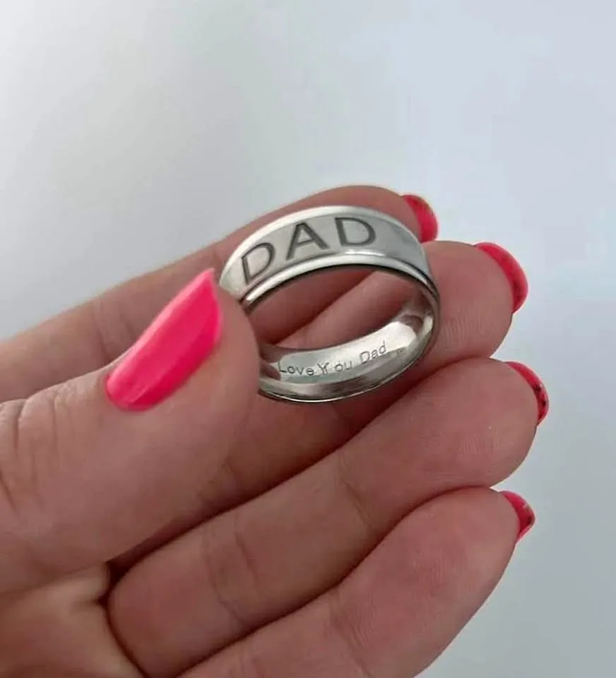DAD steel Ring size 10 thumbnail